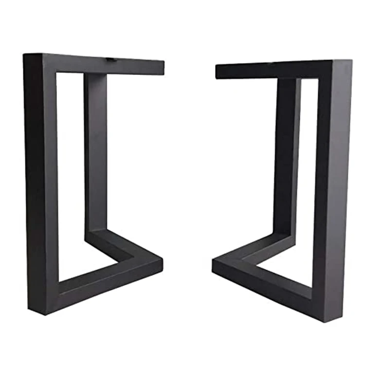
Custom high quality furniture adjustable metal dinning table base frame table legs 