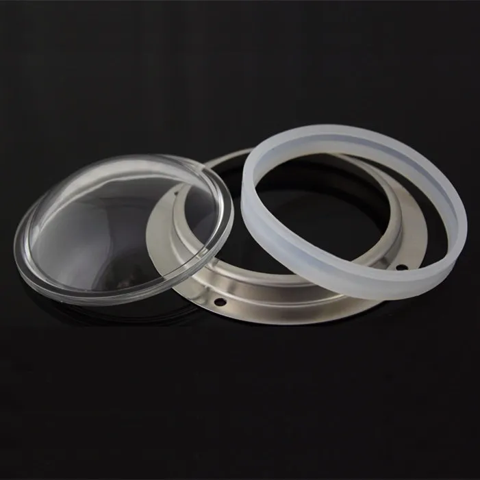 lensa kaca wuxi kinglux light aspheric glass 100w led lens 130 degree