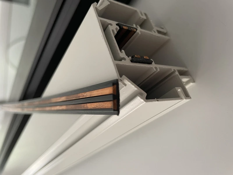 Хорошее качество 24 В постоянного тока 48 поверхностное крепление светодиодный магнитный направляющий светильник для ткани натяжной потолок подходит системы KRAAB