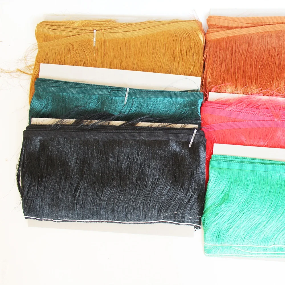 Хлопковая длинная бахрома кружева полиэстер длинная бахрома отделка