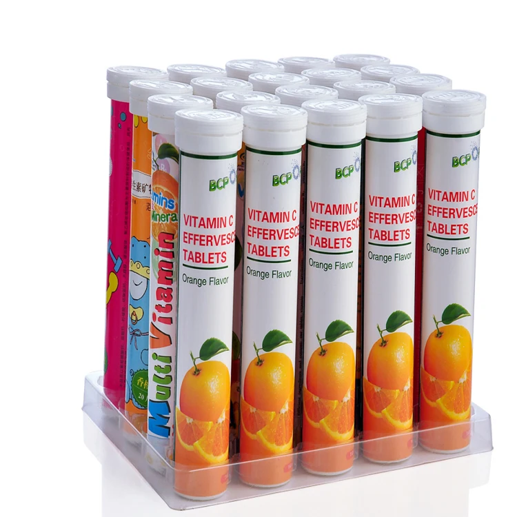 Fashionable Skin Whitening fruit L-ascorbic acid vitamin C/VC effervescent tablet