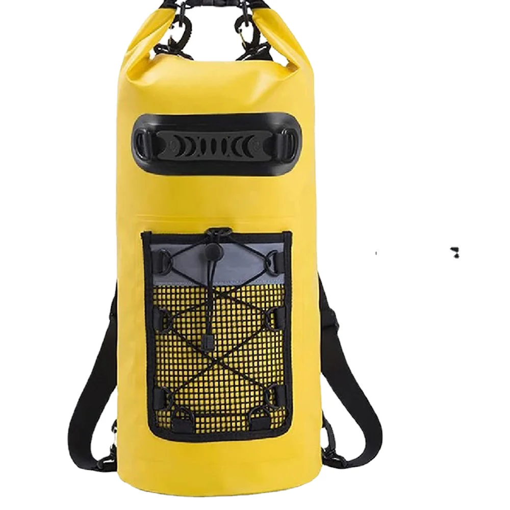 Custom Logo Waterproof Unisex Water Sports Fishing Boating Dry Backpack Swimming Floating Sack With Phone Case