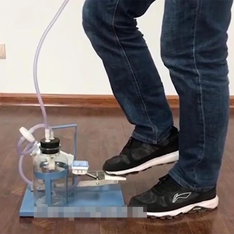 Medical Pedal Sputum Aspirator Portable Phlegm Suction Apparatus Suction Machine