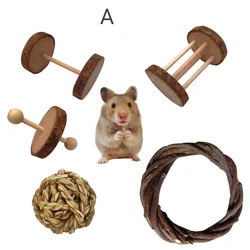Pet Products New Hamster Chew Toys Natural Wooden Pine Guinea Pigs Rats Chinchillas Accessories Exercise Birds Bunny Rabbi
