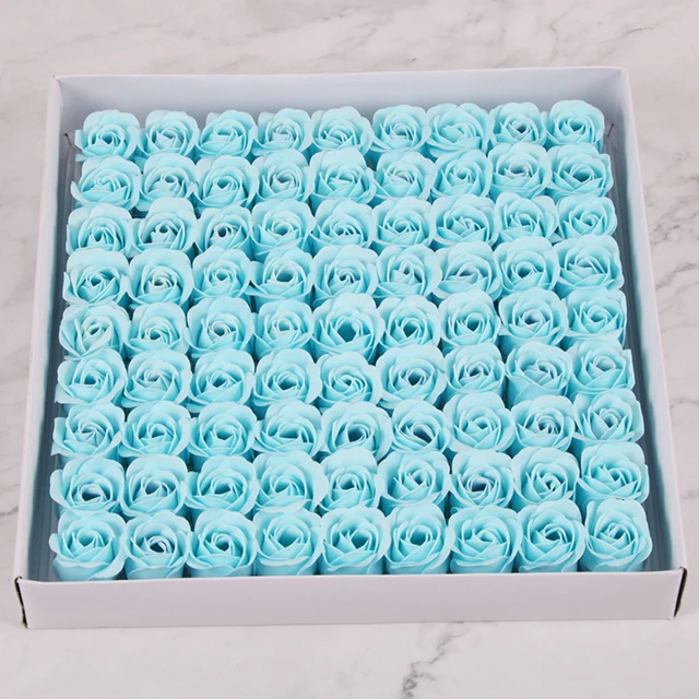 
Ammy 81 rose soap flowers three-tier rose head flower mini soap flower 