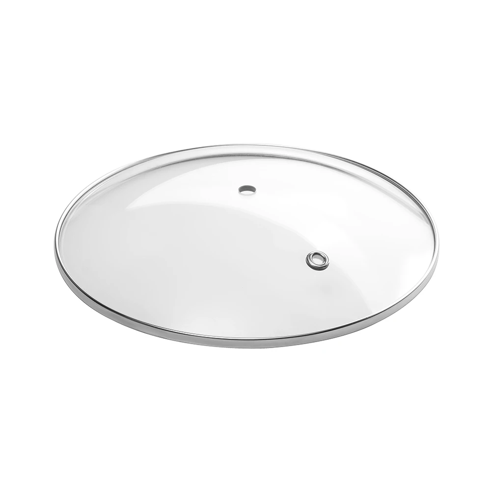 Кастрюль и сковородок непригорающих наборов посудов стеклянной крышкой с отверстие для отвода пара