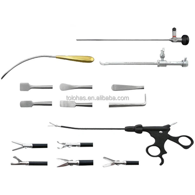 LHX02 Plastic Surgery Hospital Liposuction Cannula Set Sinuscope Plastic Surgery Instruments Set
