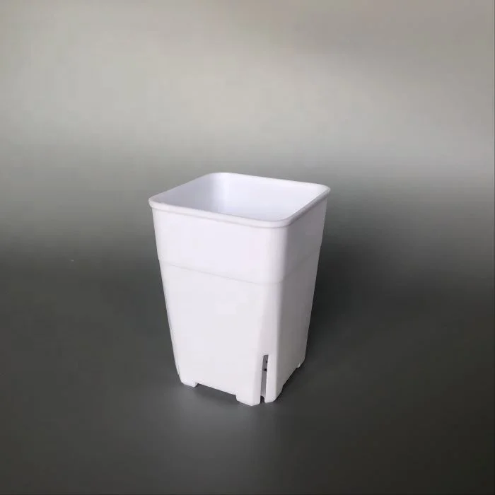 7cm*10cm 2 3 4 5inch plastic tall white black clear transparent slit square nursery succulent cactus pots