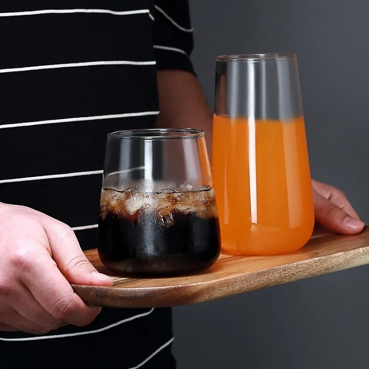 400/500ml High Heat Resistant Borosilicate Glasses for Coffee, whiskey, Milk, Beer, Juice