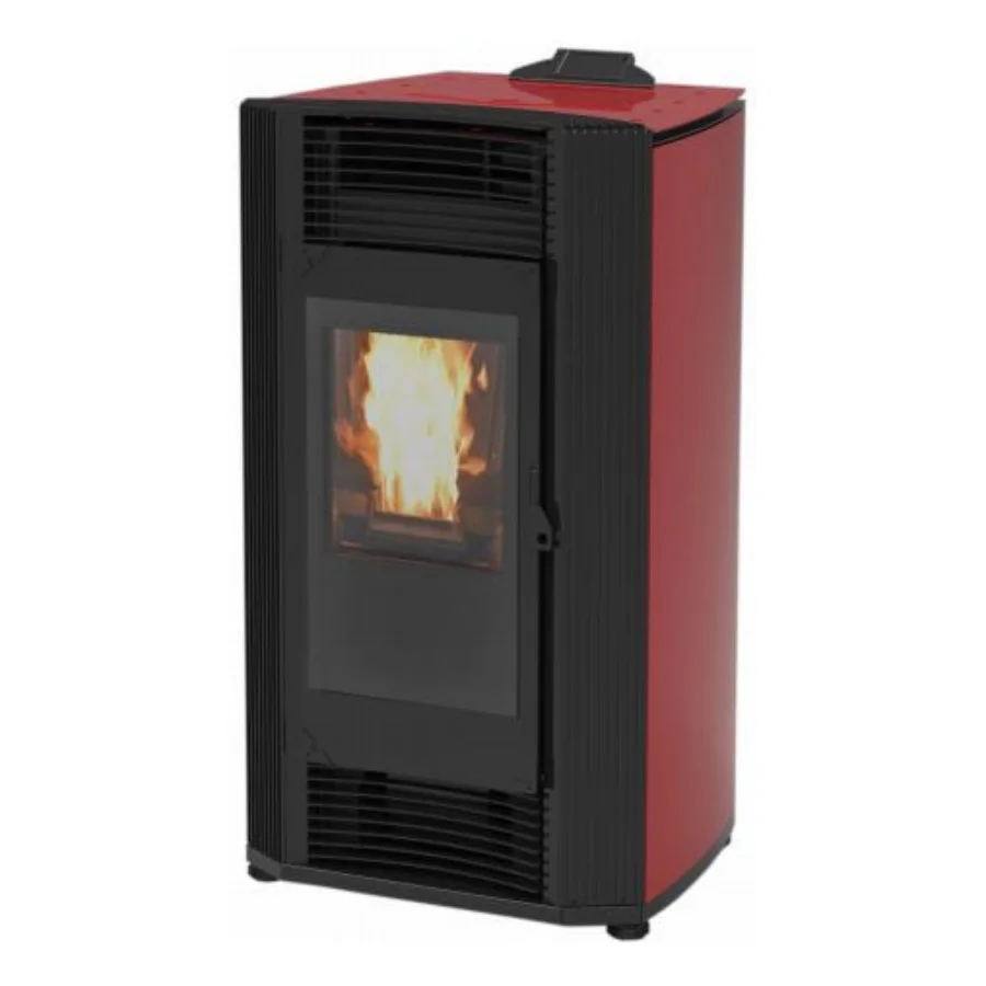 ECO-friendly Quiet and Efficient WIFI control panel Steel hydro Pellet Stove Fireplace Heater Radiator connection