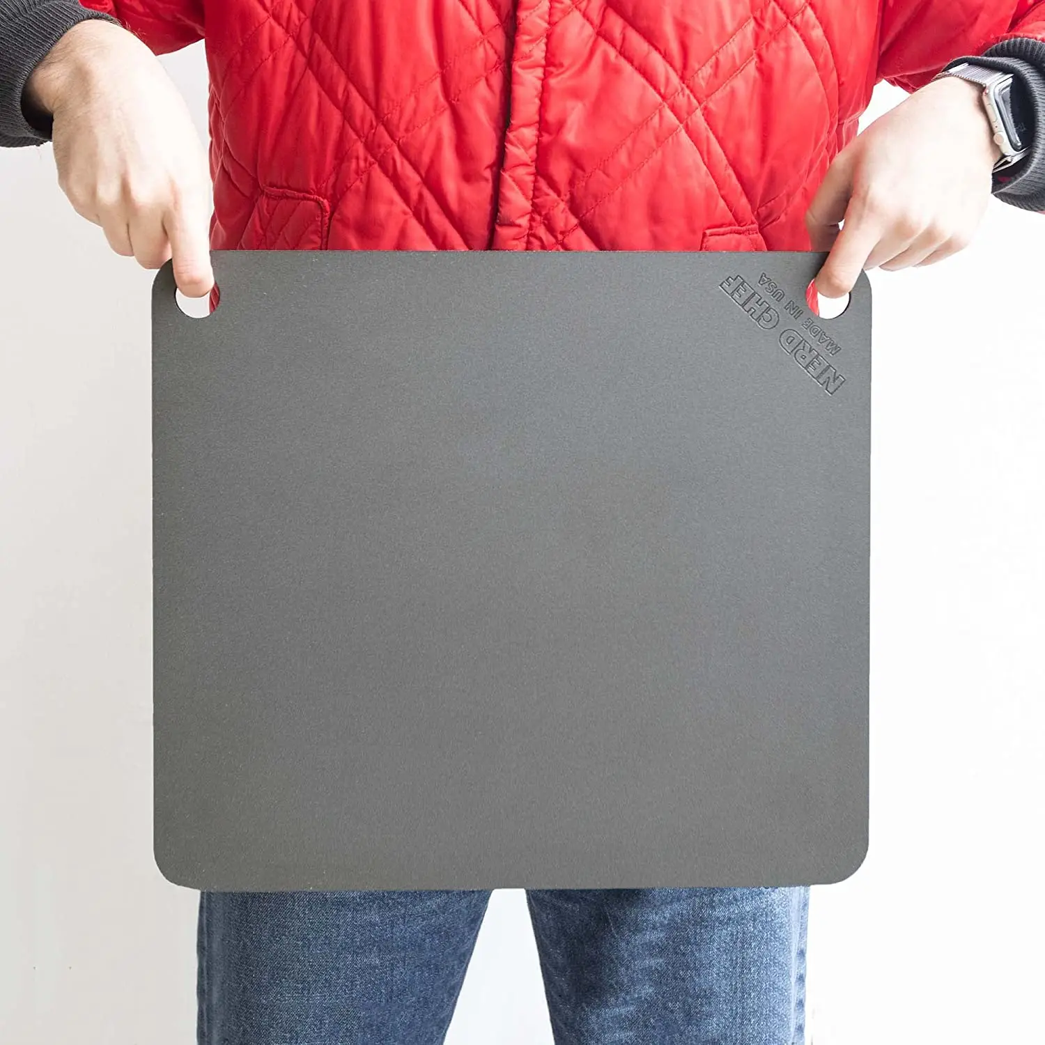 Hot selling Square/Rectangular Steel pizza Carbon pizza steel With/Without Figure Hole for oven cooking pizza steel baking stone