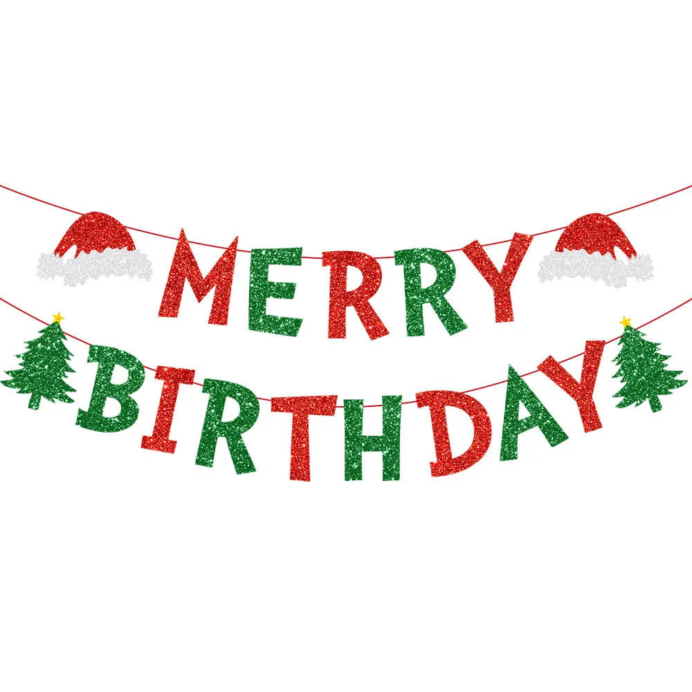 Wholesale Cheap Price New Christmas Flag  festive Holiday Banners