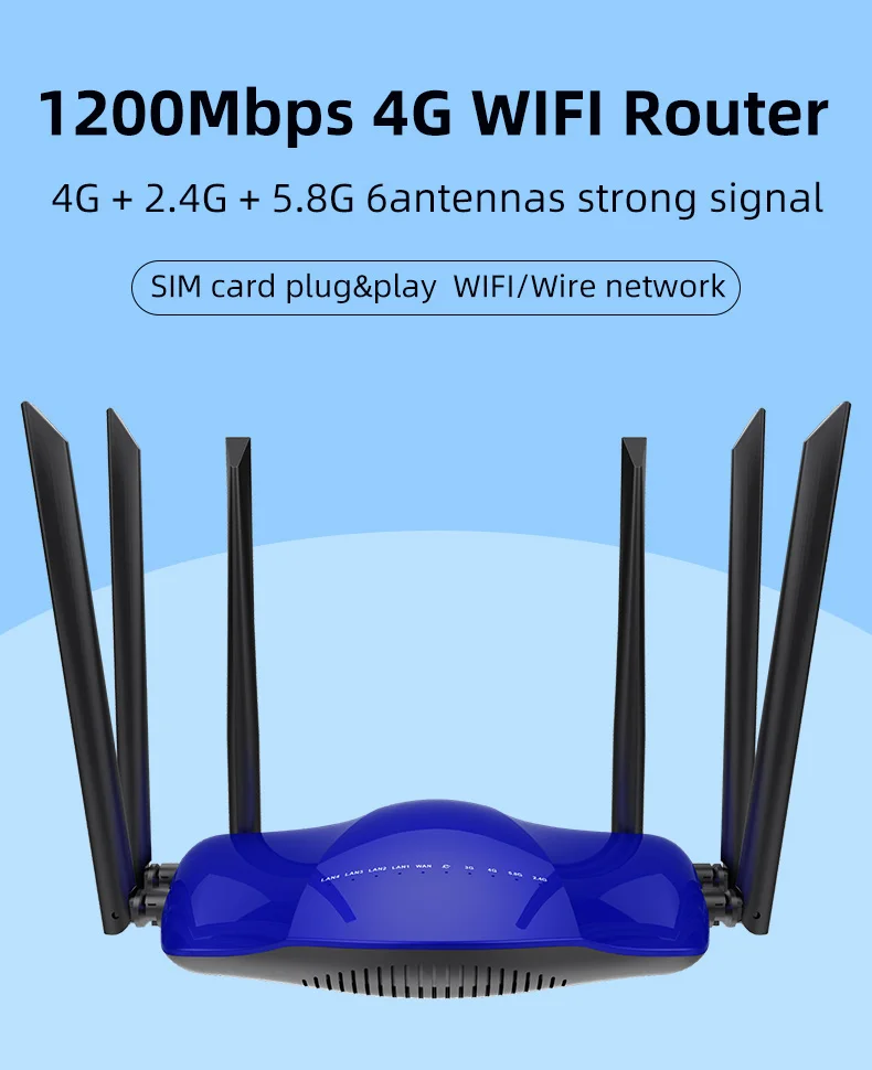 Router 5G CPE WiFi 6 5g wifi router dual band Gigabit With Sim Wireless Router Sim Cards 5G CPE Dual Bands Wifi  outdoor