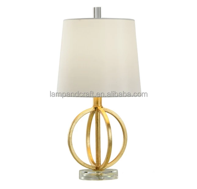 Golden Flora Table Lamp, Antique Gold, Heavy White for USA and UK Middle East market