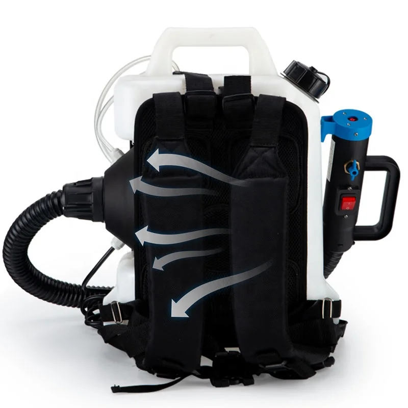 high quality 10L hot sell electric battery ULV cold fogger machine with lithium battery for home use and office use