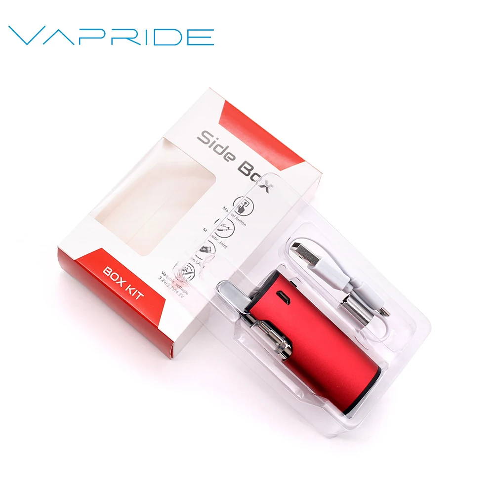 Аккумулятор для вапорайзера Vapride 510, перезаряжаемая батарея для вапорайзера 650 мАч, регулируемый масляный мод