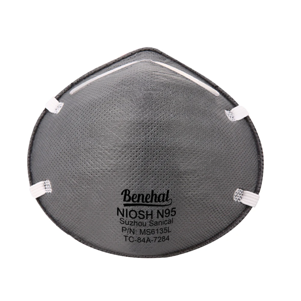 Black Color Activated Carbon Layer n95-mask black 3 ply masks High Quality Meltblown Comfortable Breathing 6135L