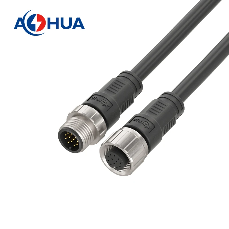 Waterproof Metal Male Female Cable Connector IP65 Electrical Power Cabl Connector
