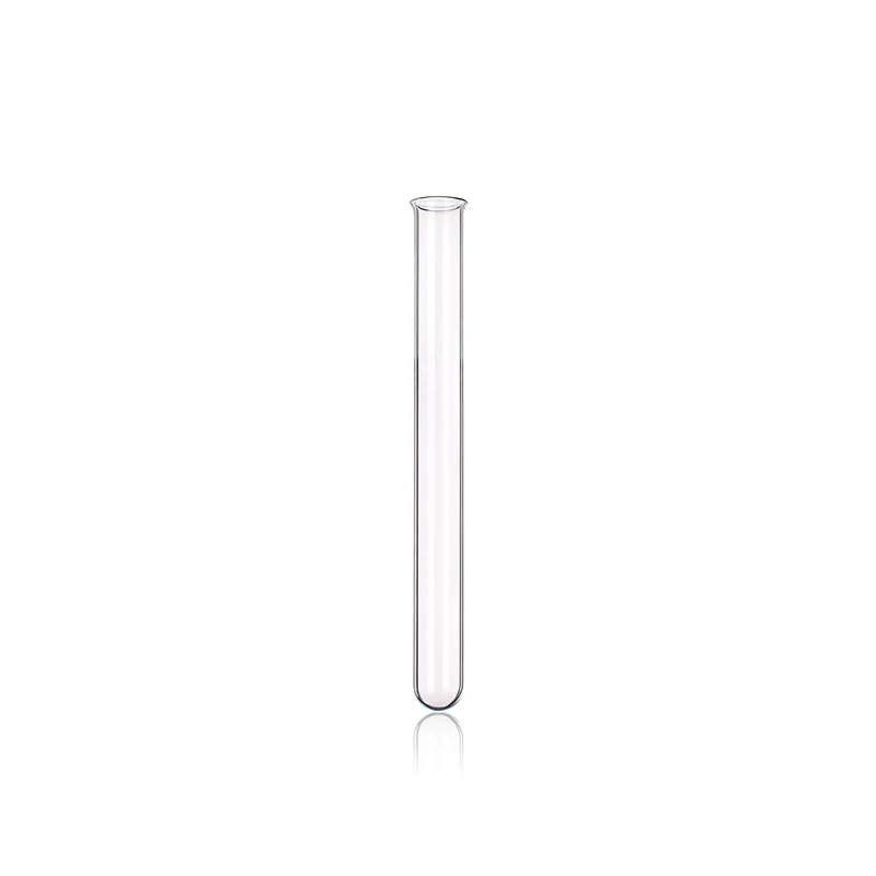 Latest hot selling laboratory test tube transparent high quality glass test tube
