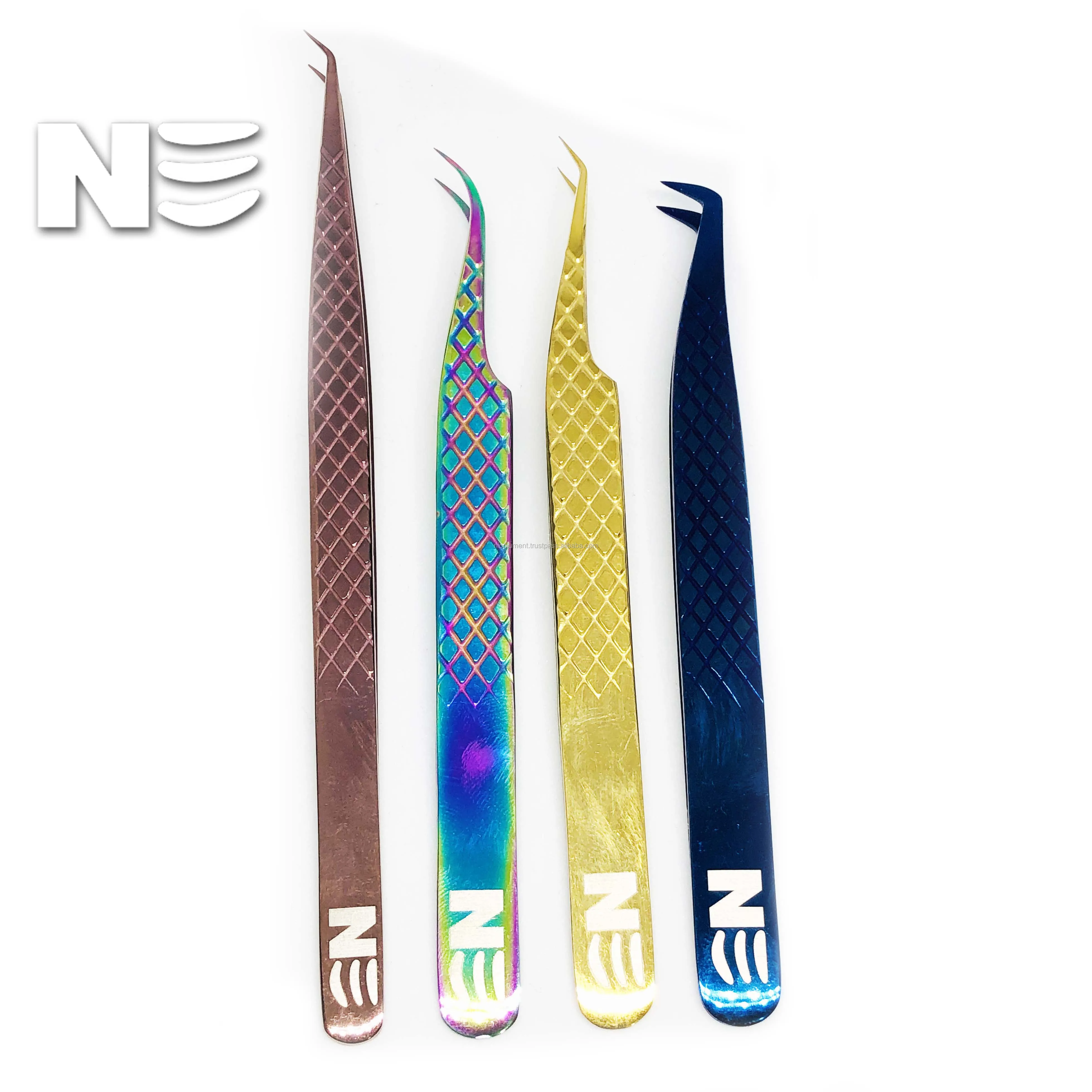 
Russian Volume Lash Tweezers / Eyelash Extension Tweezers / Eyelash Tweezers 