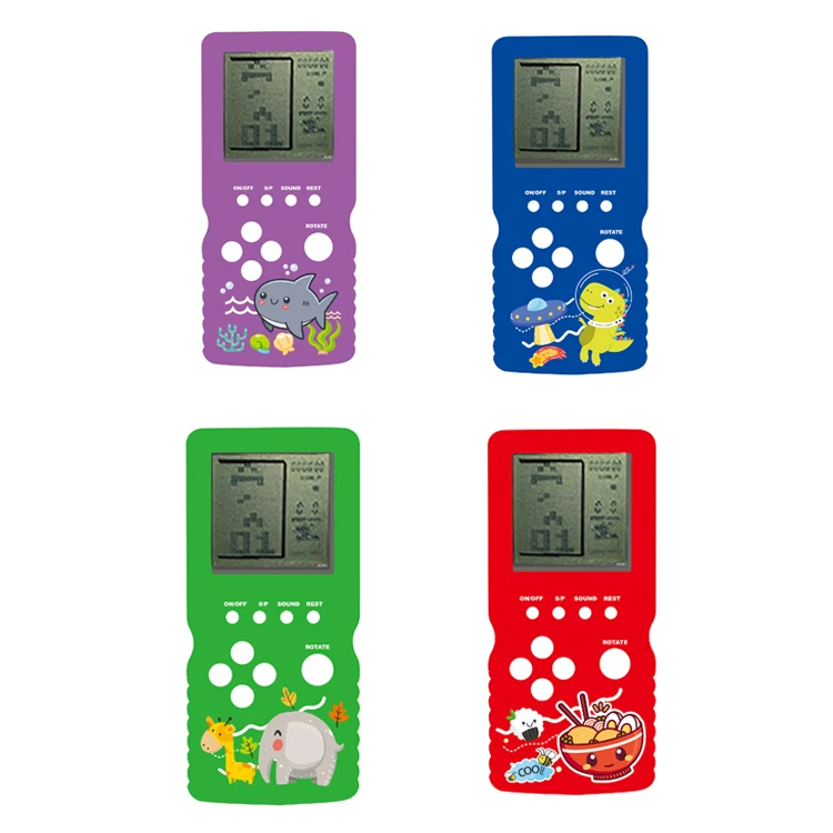 Classic Straight Board Russia Brick Handheld Game Players Educational Toys For Kids