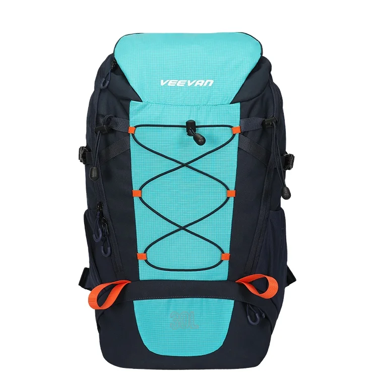 Outdoor Travel Climbing Daypack Mountaineering Bags 30l Hiking Backpacks Waterproof Fabric Camping Bag