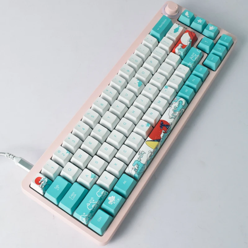  AFLION Compact 68 клавиш Водонепроницаемая Механическая игровая клавиатура с защитой от привидения подсветкой и мультимедийными функциональными