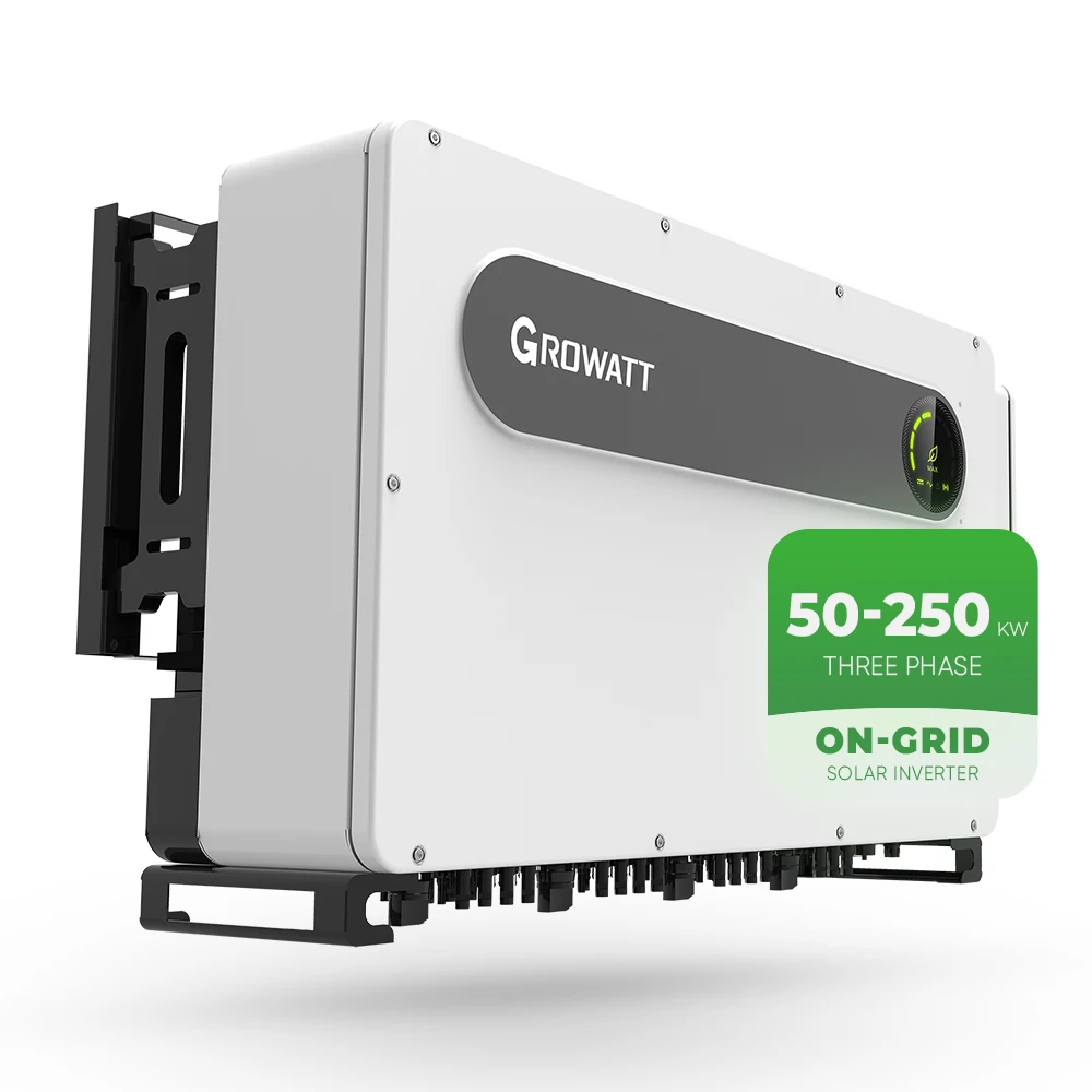 Growatt Three-Phase Solar Inverters 20Kw 25Kw 60Kw 100Kw 200Kw 300Kva Hybrid Solar PV Inverter Price