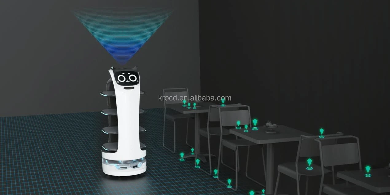 BellaBot Smart Waiter Robot A Smart  Food Delivery Robot Waiter Robot