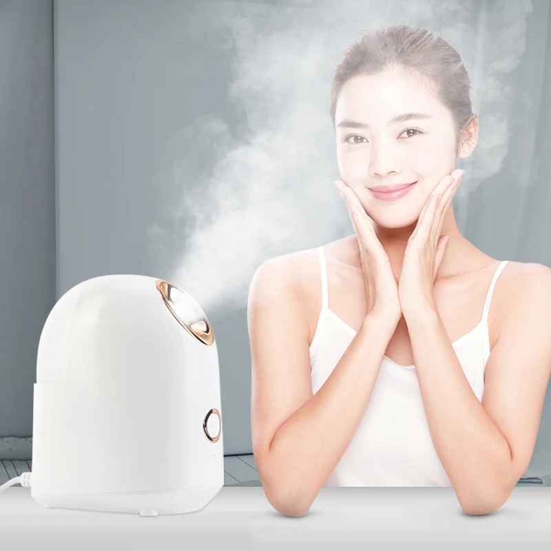 Thermal Spray Face Vaporizer Home Face Sauna Nano Ionic Face Steamer Warm Mist Steamer  Spray Water Replenisher
