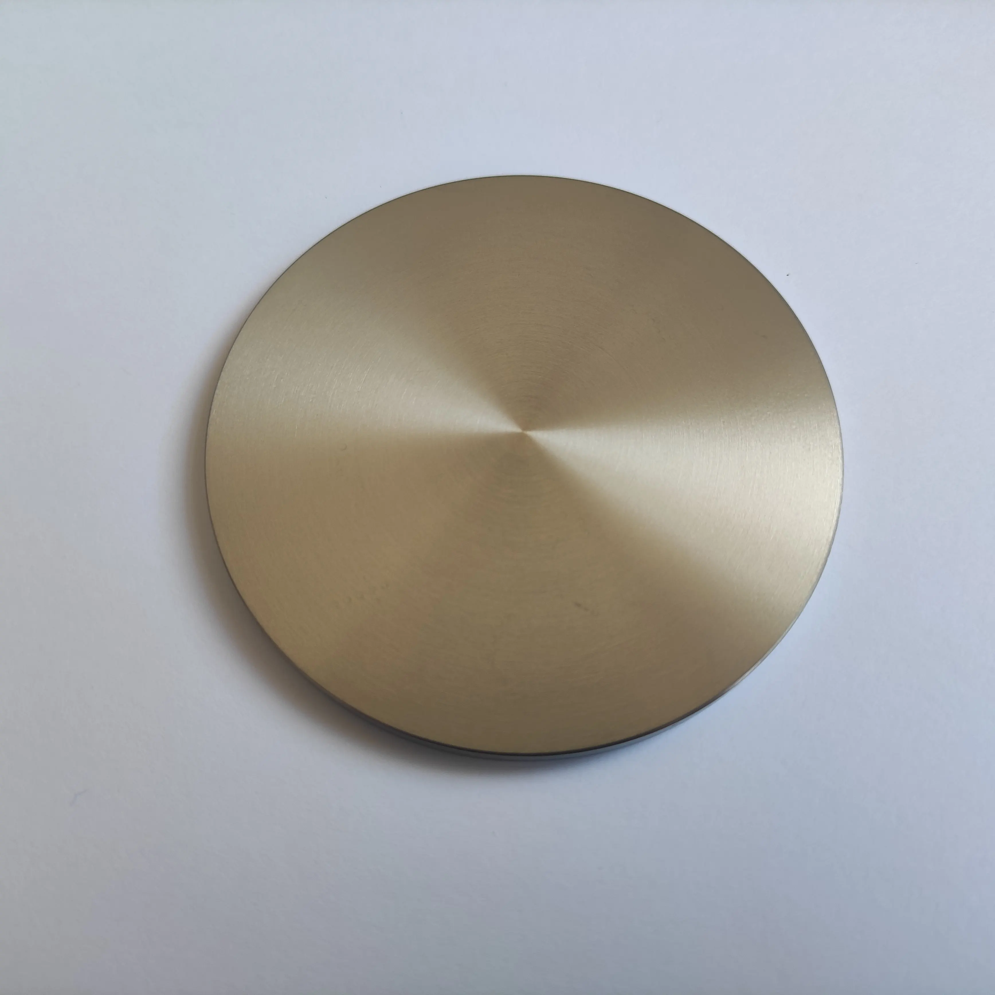 Custom High purity Titanium 99.99% 4N disc Ti sputtering target for pvd coating