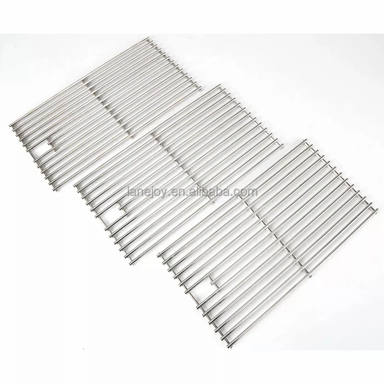 Lanejoy bbq round grill grate barbecue mesh stainless barbecue welded barbecue grill indoor