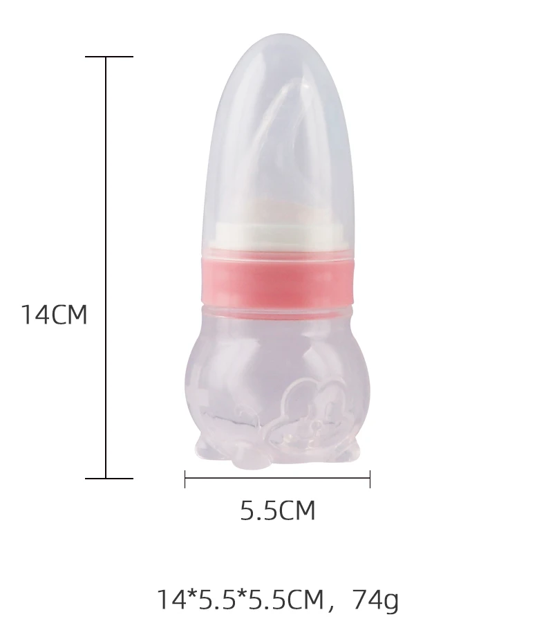 Leatchliving Mini Capacity Bear Infant Milk Feeder Bottle for Newborn Baby