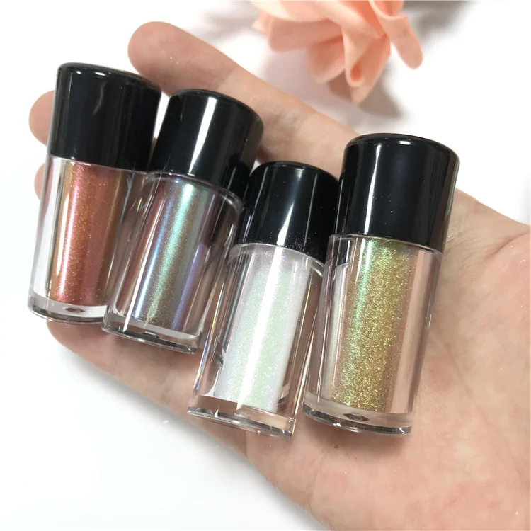 High quality cruelty free glitter loose pigment shimmer eyeshadow loose powder container