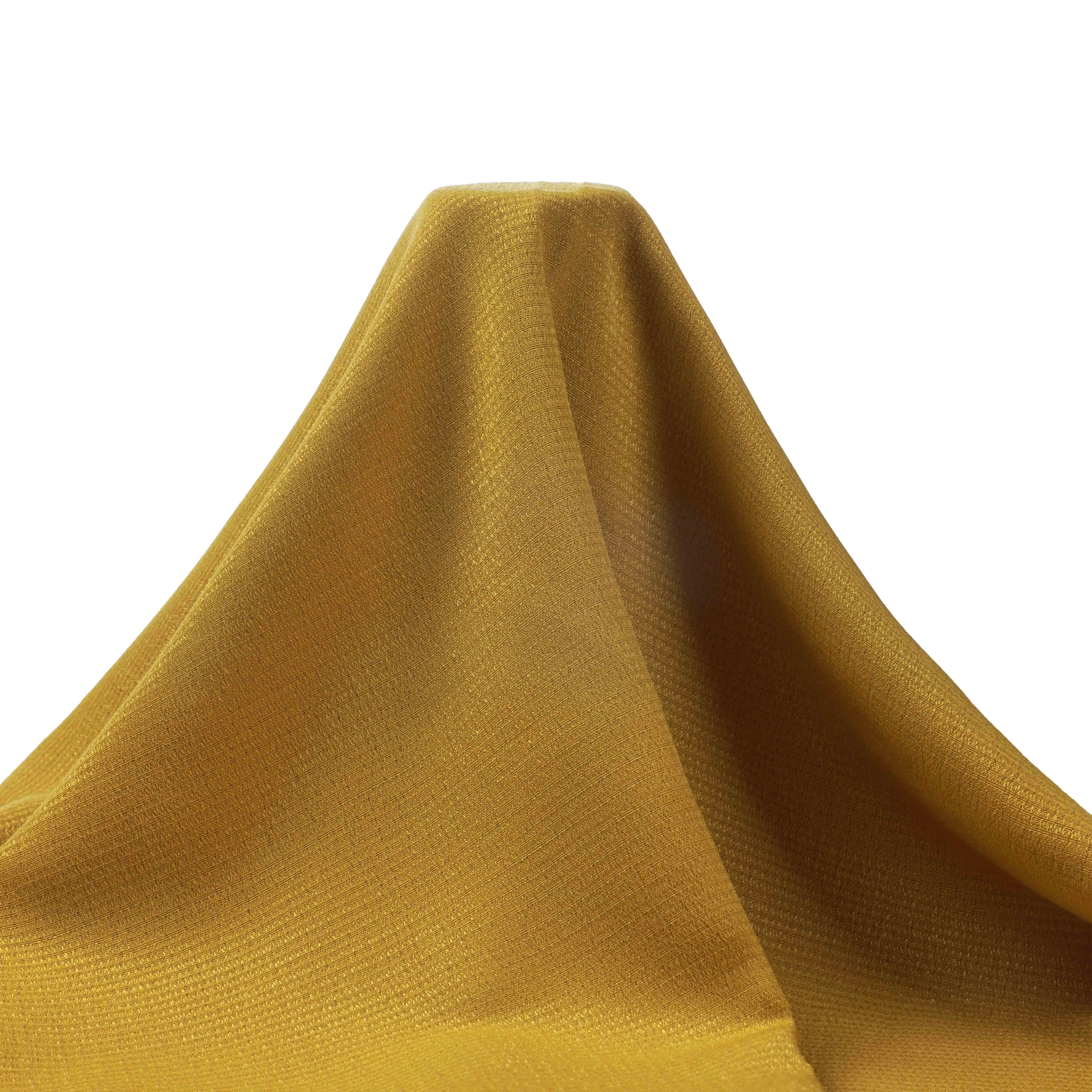 30S plaid imitation cupro rayon polyester fabric shiny rayon fabric