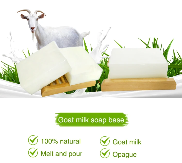 Handmade Goats Milk Soap Base Easy to Melt and Pour DIY Handmade Soap Natural Bars for The Best Result for Soap Making