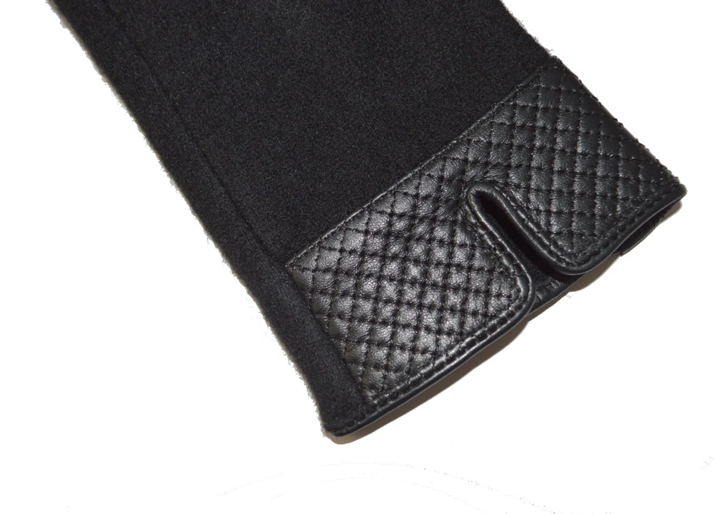 New Basic Women  Winter Warm Unlined Wool-mix Touch Screen Wool Gloves