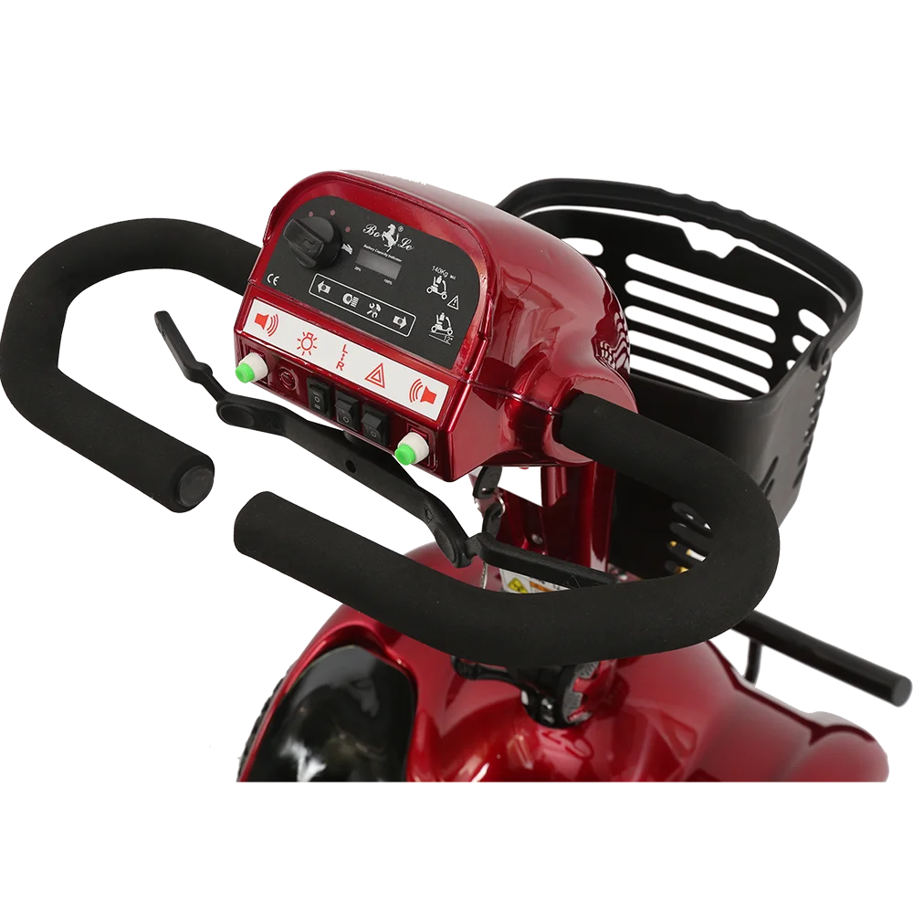 Double Seat Electric Scooter Two People Mobility 4 wheel Scooter