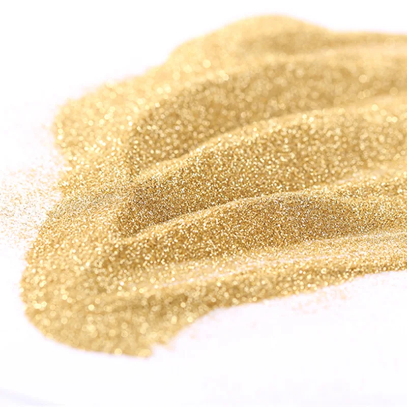wholesale 0.08mm extra fine gold acrylic glitter powder bulk for resin