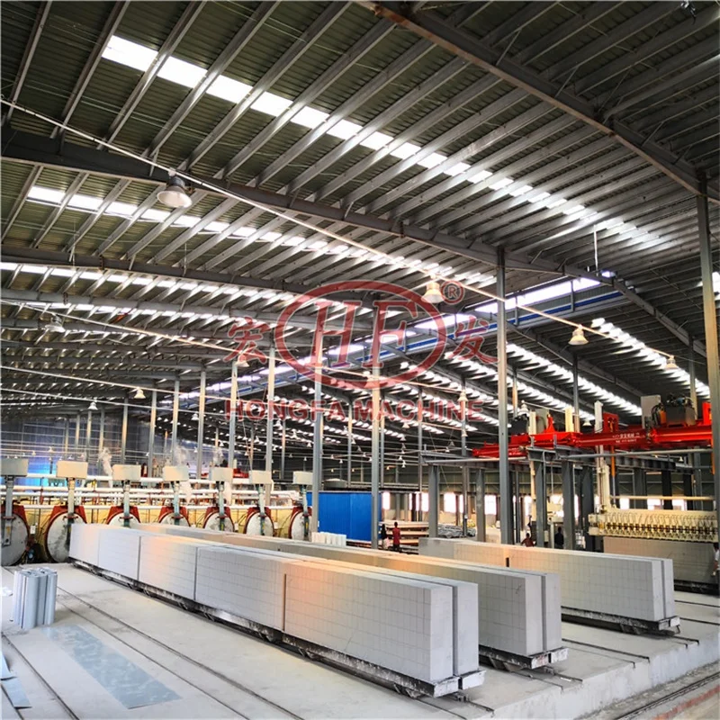 AAC Block Production Line Lightweight Foam Gas AAC Block Manufacturers in China AAC Block production line