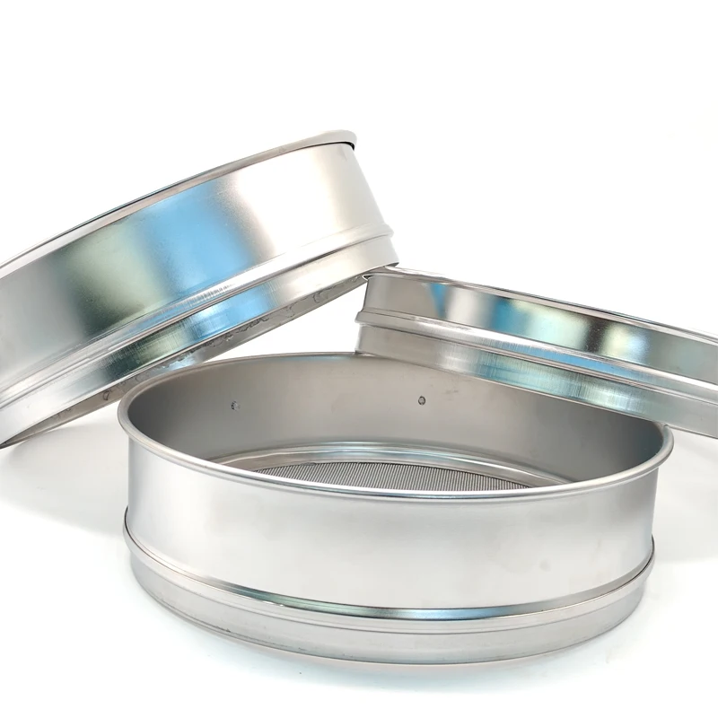 High Mesh 1 Micron 200mm Precision Electroformed Sieve for Micro Powder Micro Powder Test Sieve
