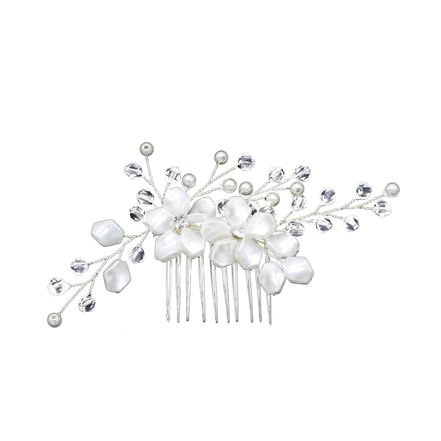 Hot Sale Golden Rhinestone Hair Comb Headpieces Wedding Ornaments Accessories Insert Comb Disc Hair Bridal Jewelry