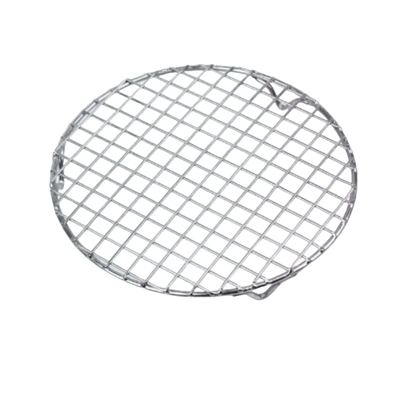 Stainless Steel Round Outdoor Barbecue Grate Grill Mesh Korean-Style Tea Boiling Oven Probe Grill Mesh