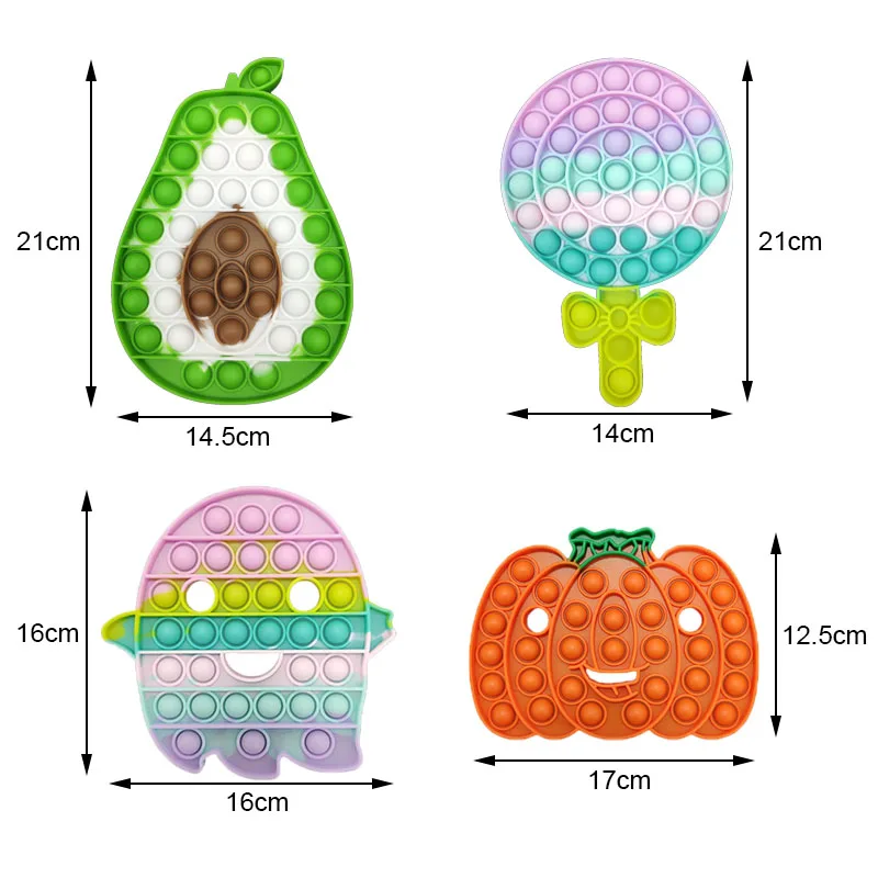 
Factory Wholesale Silicone Anti Stress Toys Pack New Popper Popits Fidget Sensory Toy Set Pop Fidget Toys 