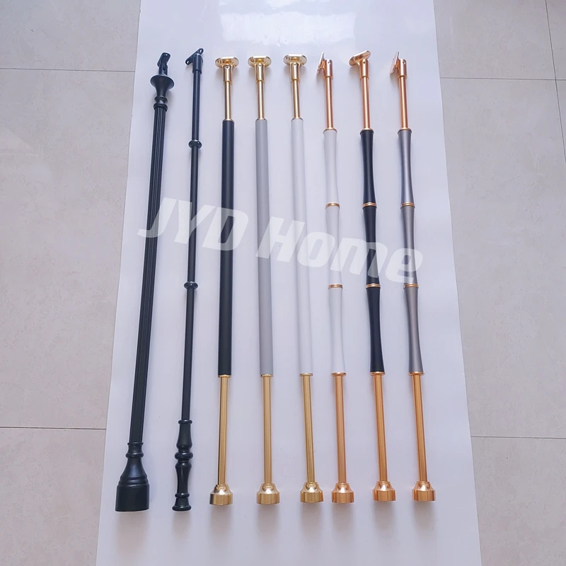 Luxurious and Beautiful Aluminum Magnesium Alloy Balusters for Indoor Stair Decoration Easy to Installation New Style on Sale