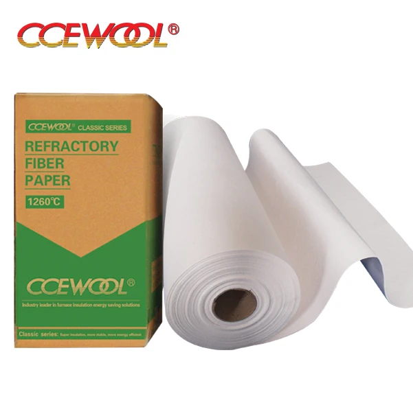 CE certificate high purity ceramic fiber paper for chimneys