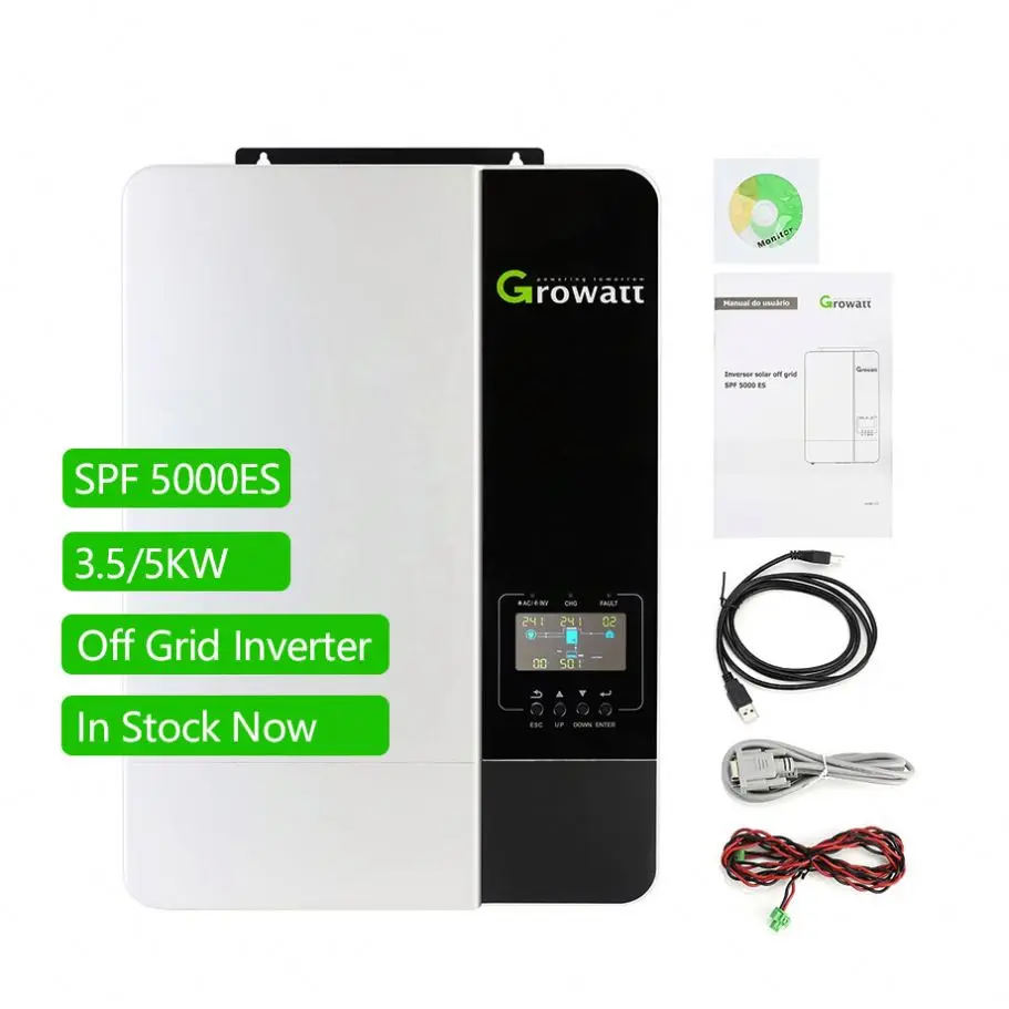 5KW Off Grid Growatt Solar Inverter 5KW 4KW Spf 5000ES