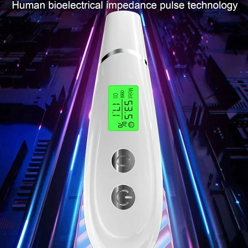 New Skin Detector Portable Easy Operate Facial Tester Detector Skin Oil Content Analyzer for Beauty Salon Spa Home