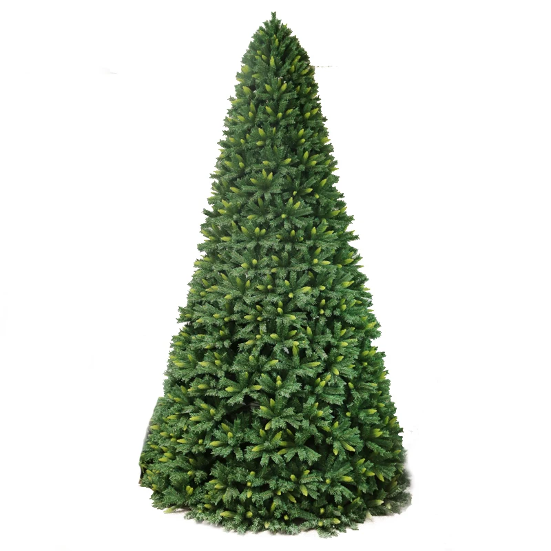 Customizable height High Quality Giant Outdoor Decoration PVC PE Mixed Artificial Christmas Tree