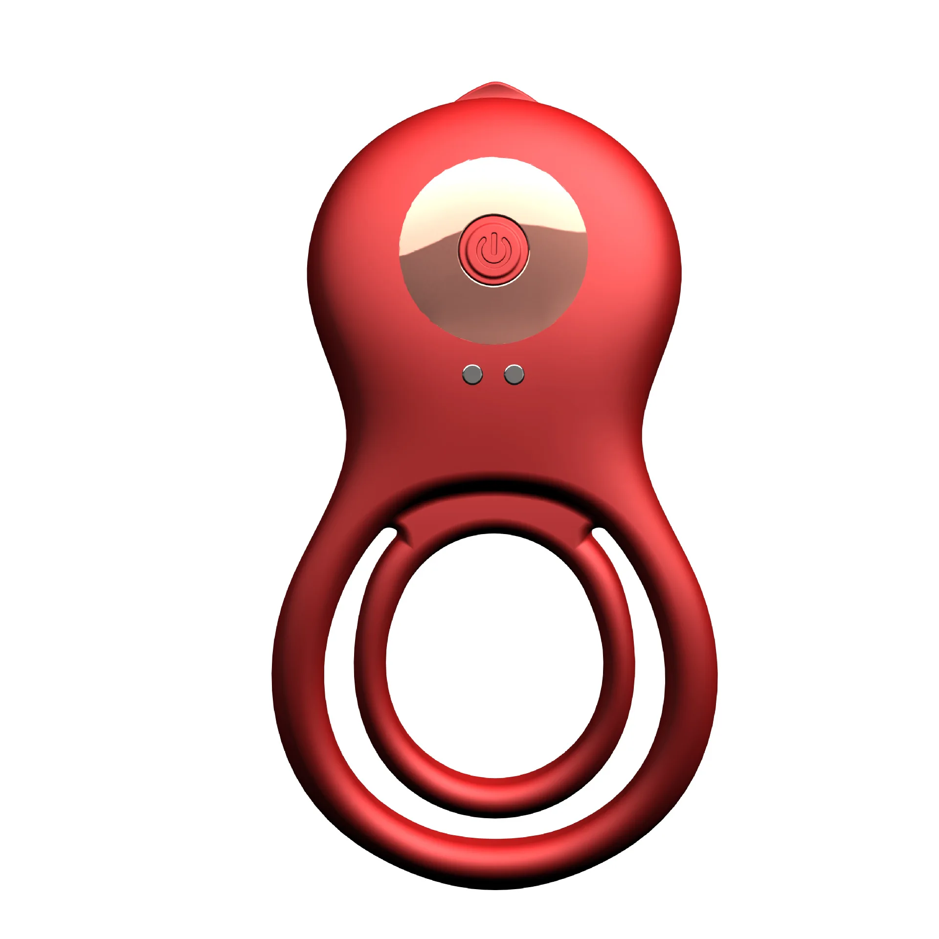 4 in 1 Orgasm Clitoral Stimulation Remote Control Vibrator Silicone Chargeable Cum Locking Masturbation Ring For Couples